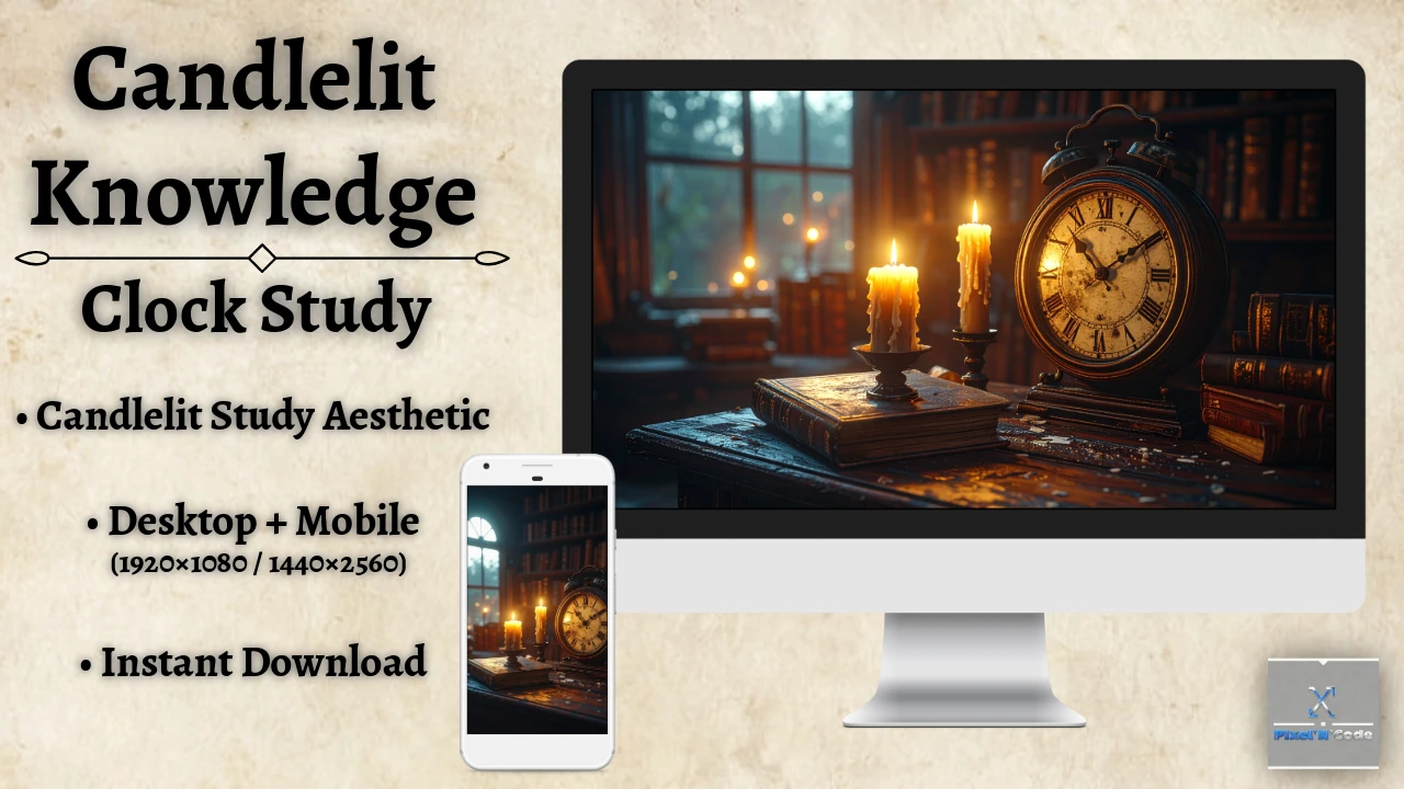 Candlelit Knowledge Wallpaper Pack preview