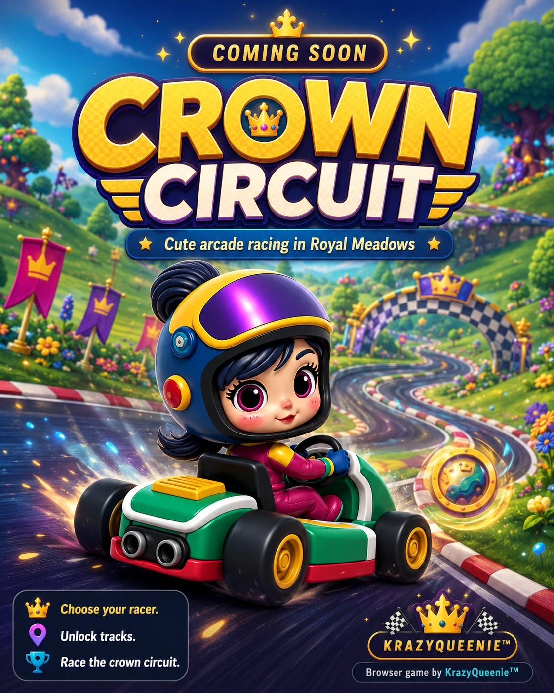 Crown Circuit coming soon racing ad