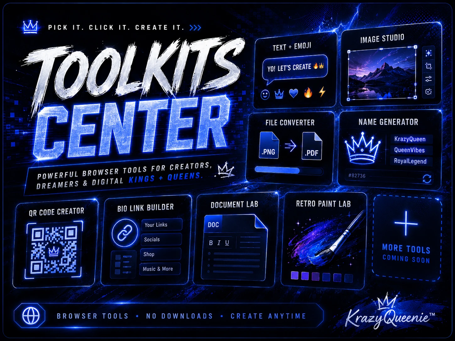 KrazyQueenie Toolkits