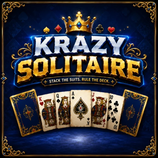 Krazy Solitaire mobile start screen